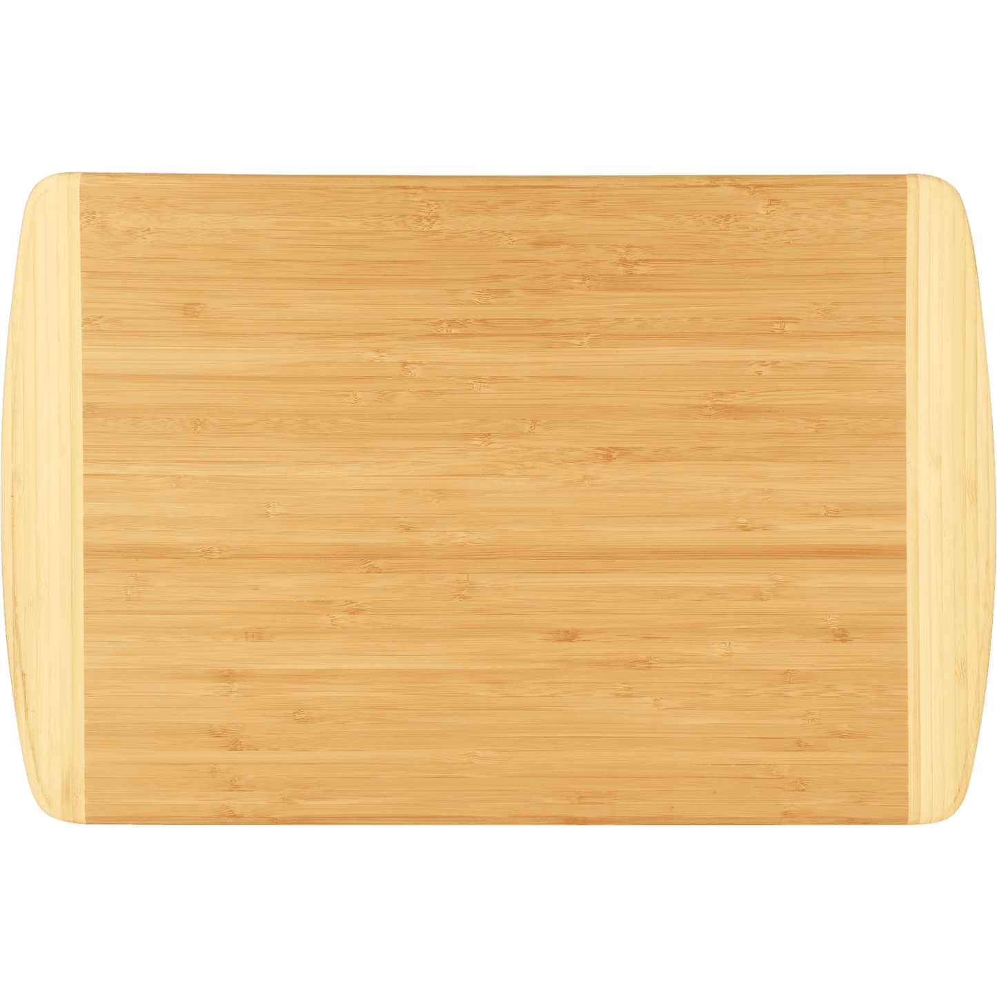 Two-Tone Bamboo Board - 18" x 12" - Personalized & Eco-Friendly
