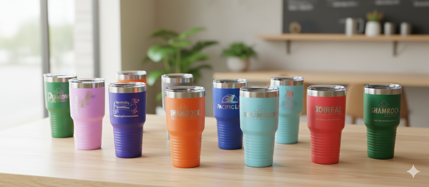 30oz Insulated Stainless Steel Tumbler | Customizable Blank Travel Mug