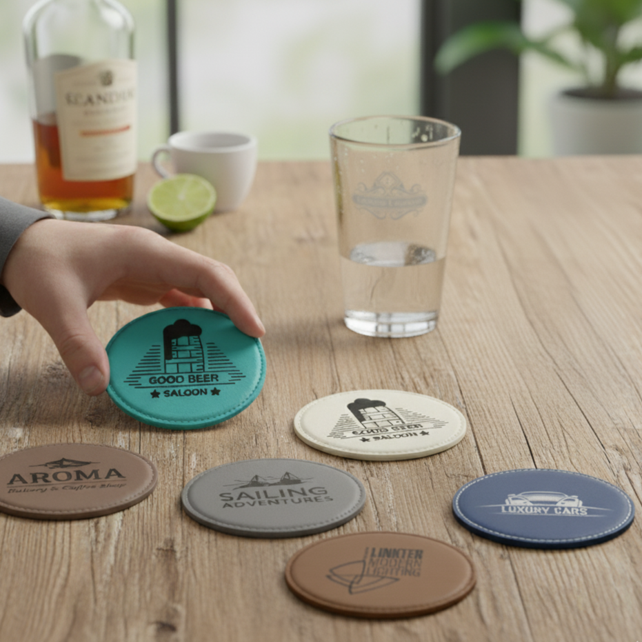 Leatherette Coasters
