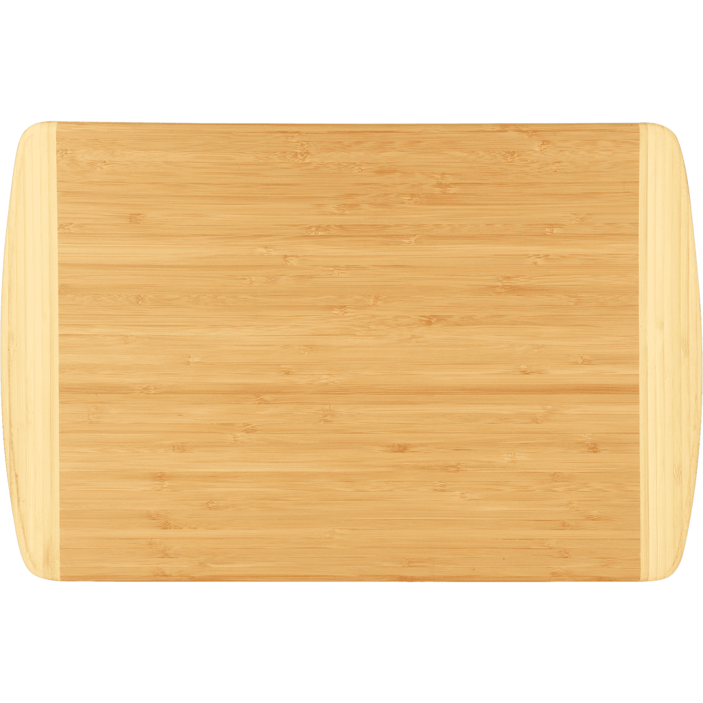 Two-Tone Bamboo Board - 18" x 12" - Personalized & Eco-Friendly