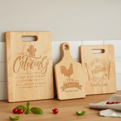 0202m - Maple Cutting Board - 13" x 9.5" x .50"