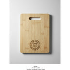 0201b - 8.75" x 11.5" Bamboo Cutting Board With Handle