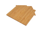 0275 - House Bamboo Cutting Board - 10" x 10" - Personalized & Eco-Friendly
