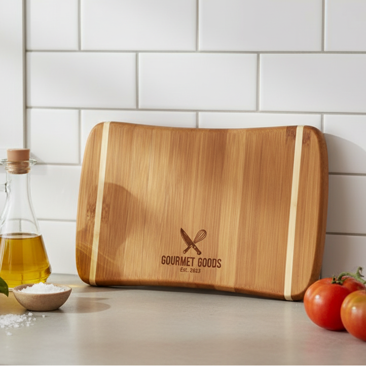 Custom Engraved Petite Bamboo Serving Board