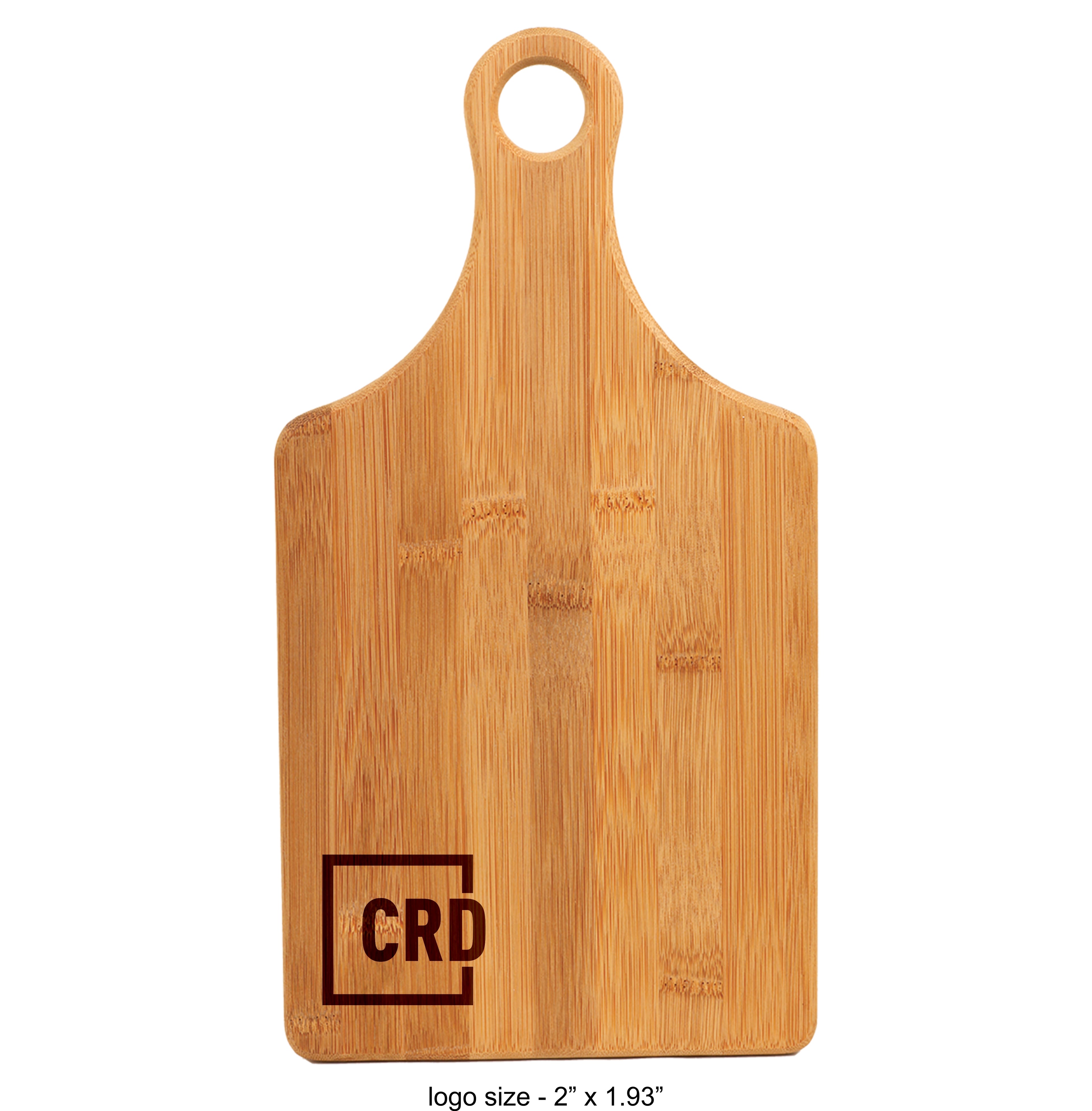 0601 - 13.5" x 7" Bamboo Paddle Shape Cutting Board