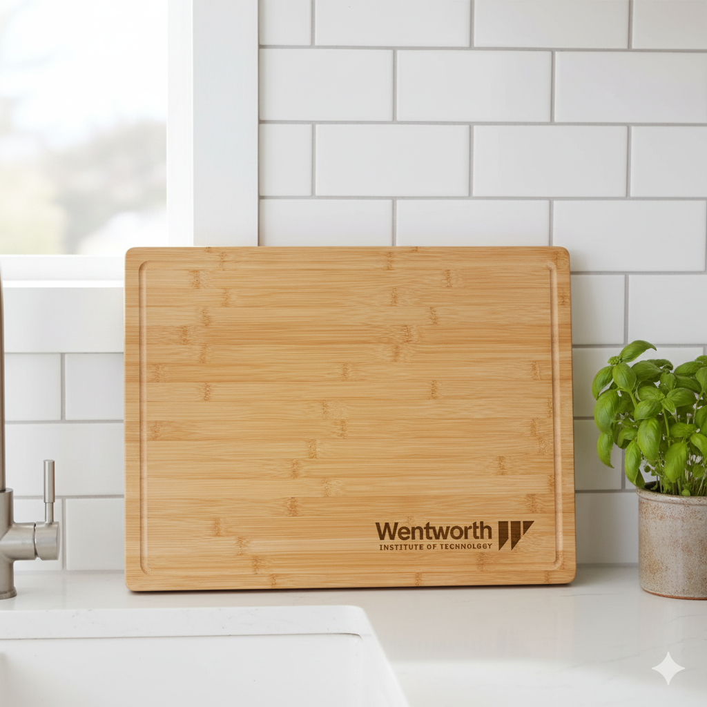 Customizable Bamboo Juice Groove Cutting Board | Sustainable & Durable