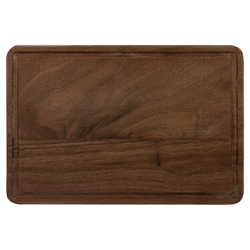 0940w - Custom Walnut Cutting Board with Drip Ring