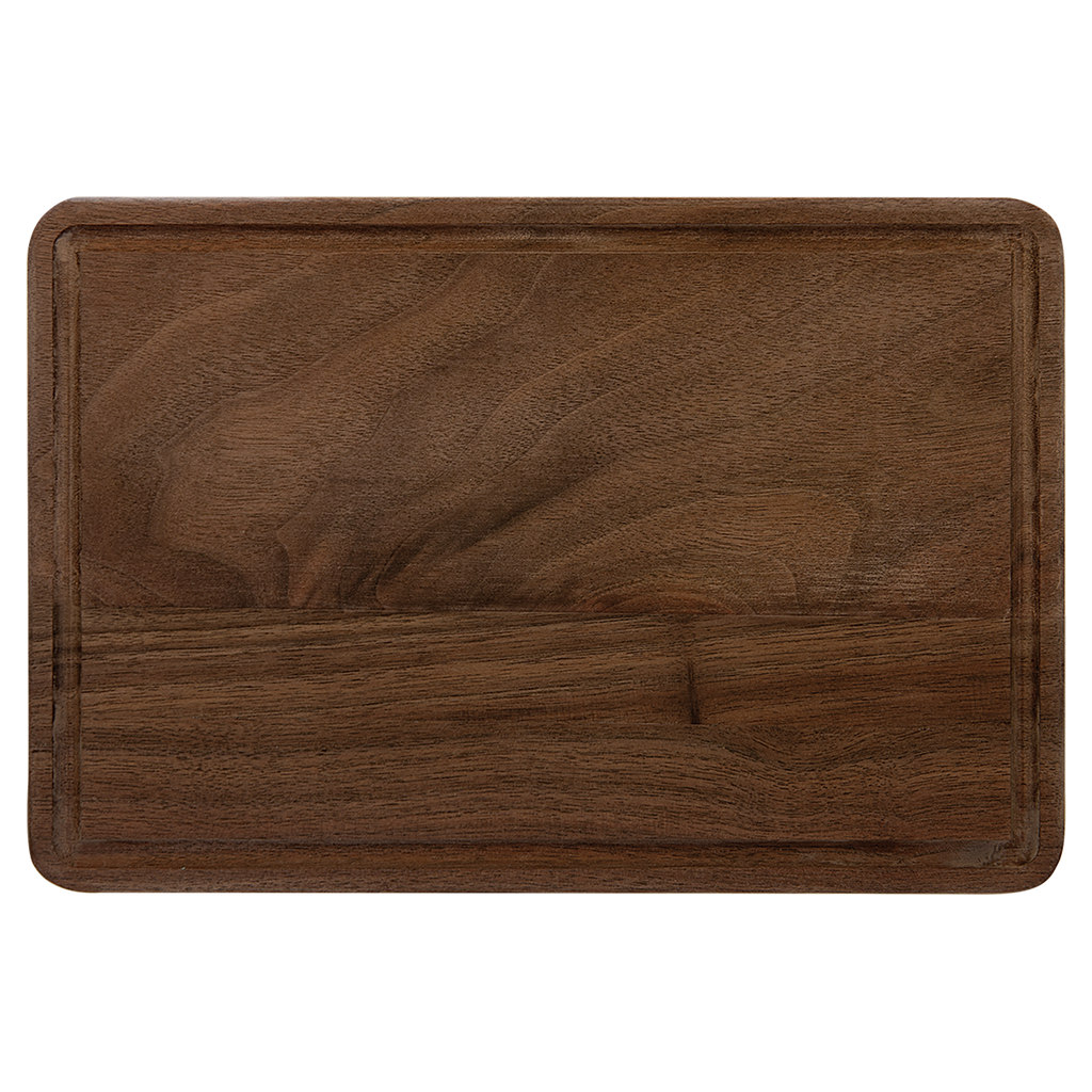 0940w - Custom Walnut Cutting Board with Drip Ring