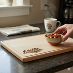 0942m - Maple Cutting Board with Drip Ring