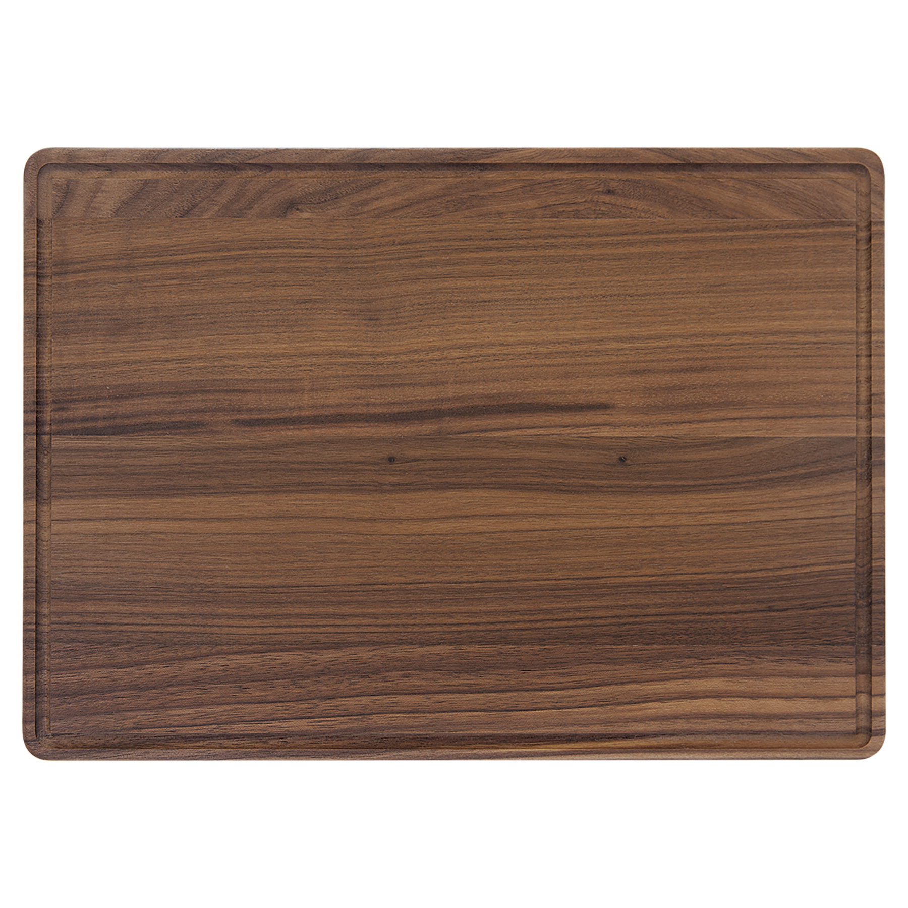 0942w - Custom Walnut Cutting Board with Drip Ring