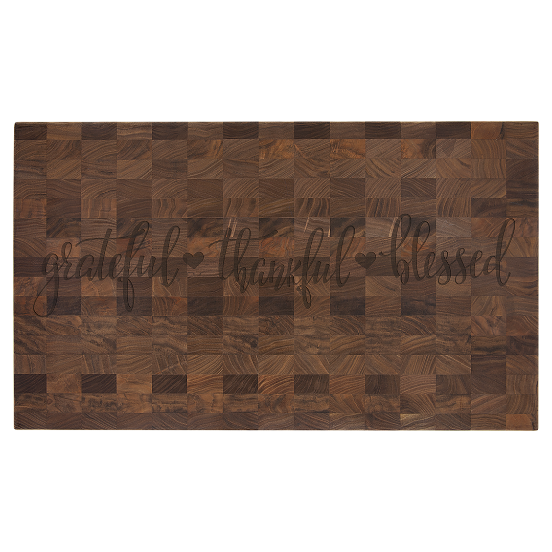 Hardwood Butcherblock Cutting Boards (Maple or Walnut)