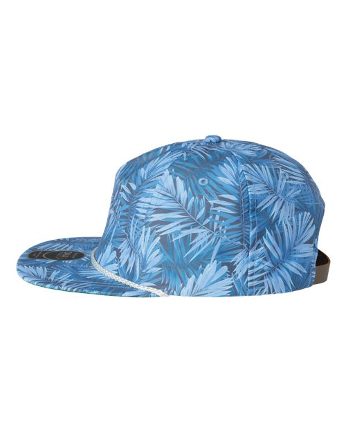 Custom Leather Patch or Printed Imperial Aloha Rope Cap DNA010