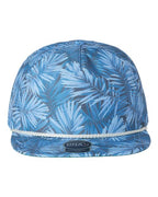 Custom Leather Patch or Printed Imperial Aloha Rope Cap DNA010