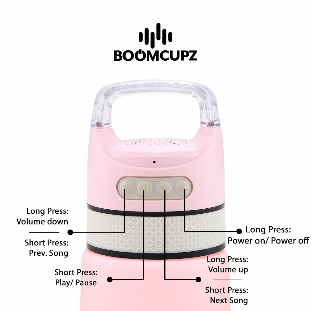 Custom Engraved Sportz 350 Bluetooth Speaker Cup – 12 oz Insulated Stainless Steel