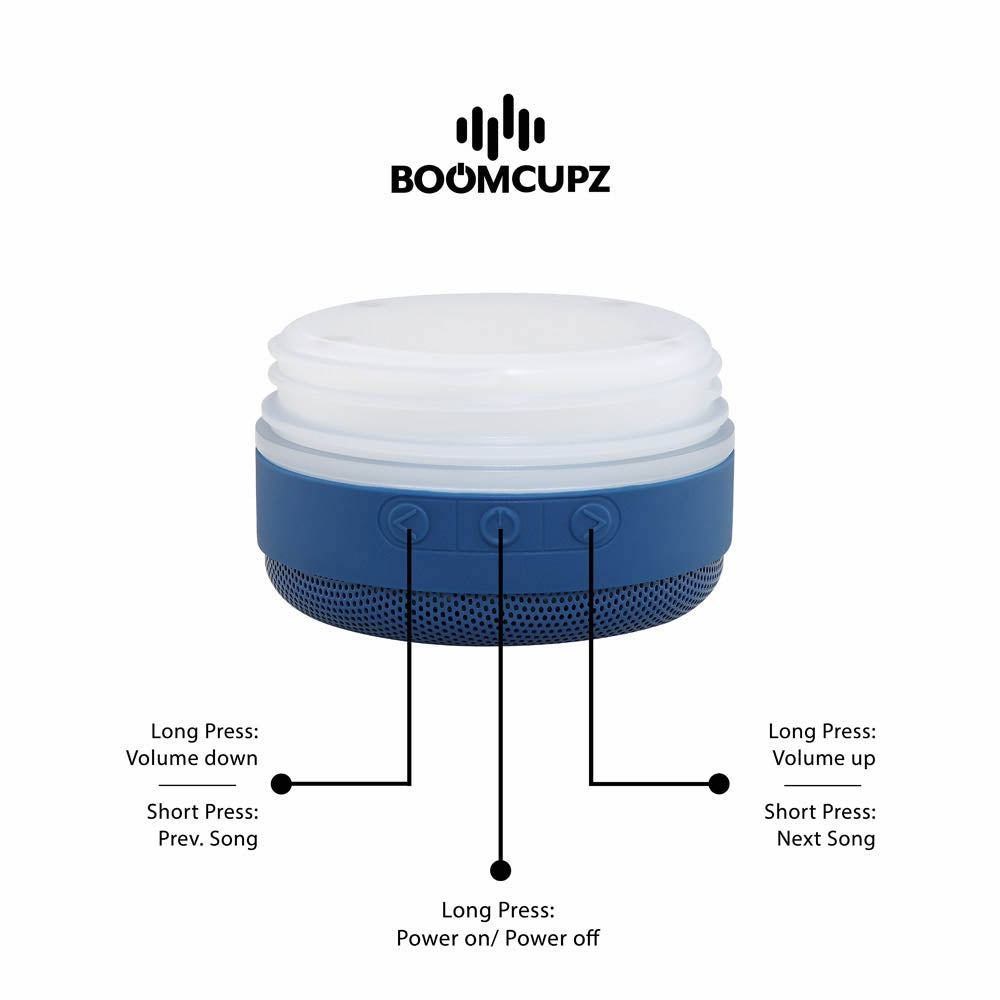 Custom Engraved Tiki Tumblerz Bluetooth Cup – 17oz Insulated Stainless Steel Speaker Tumbler