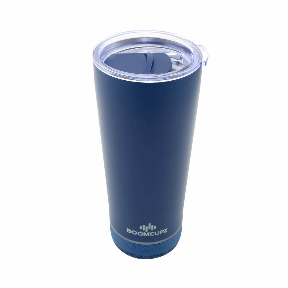 Custom Engraved Tiki Tumblerz Bluetooth Cup – 17oz Insulated Stainless Steel Speaker Tumbler