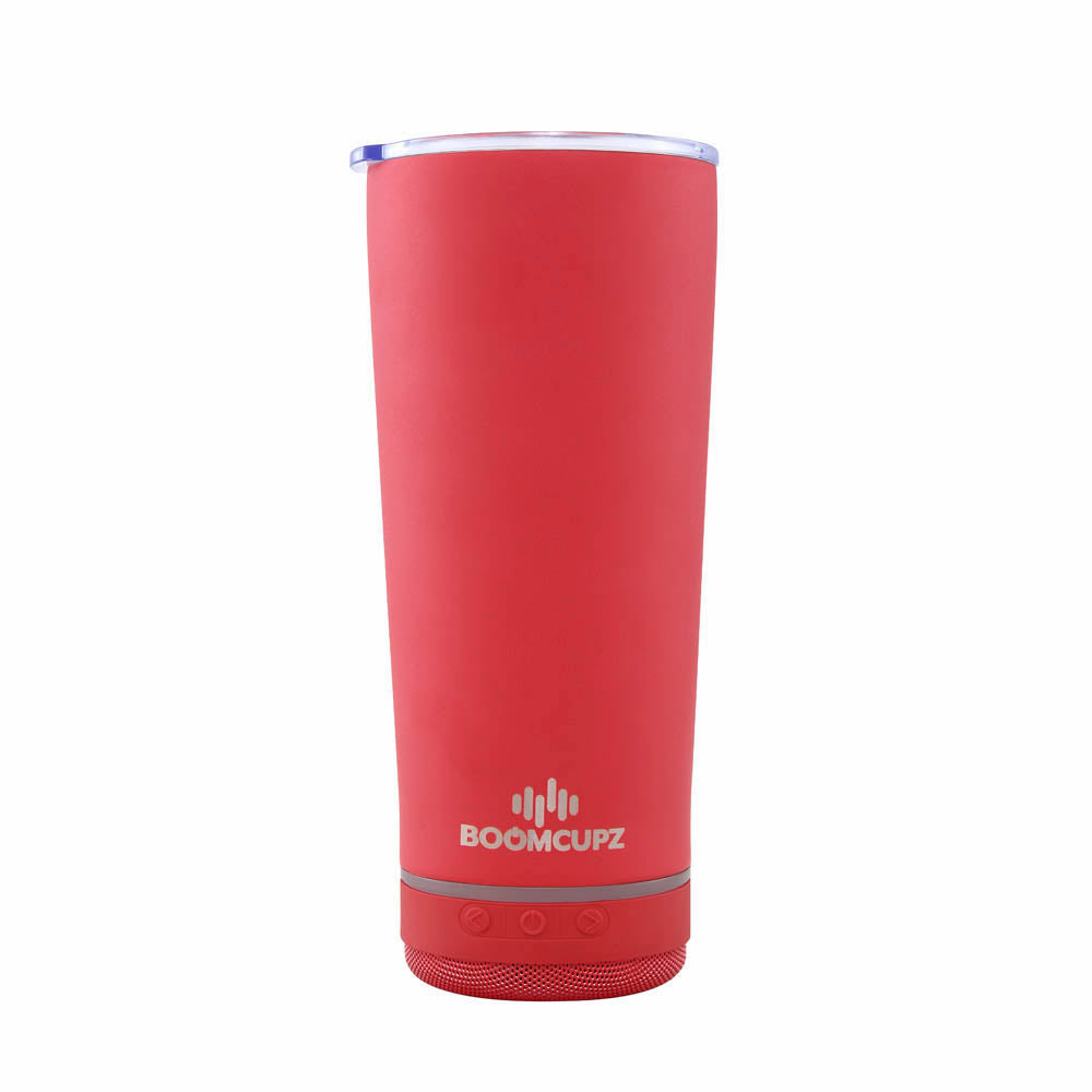 Custom Engraved Tiki Tumblerz Bluetooth Cup – 17oz Insulated Stainless Steel Speaker Tumbler