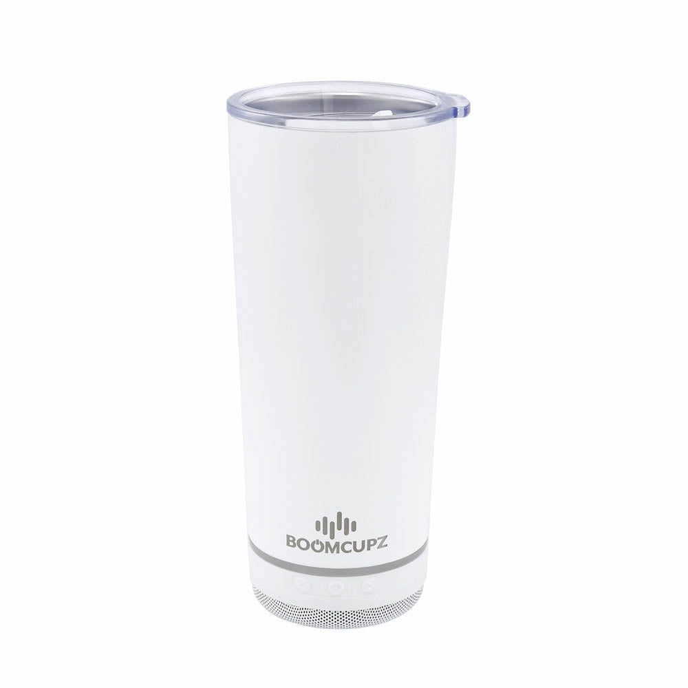 Custom Engraved Tiki Tumblerz Bluetooth Cup – 17oz Insulated Stainless Steel Speaker Tumbler