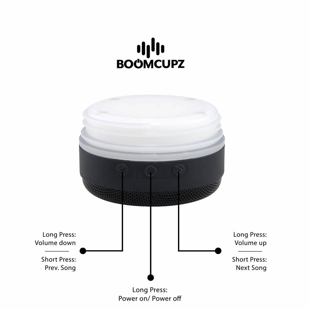 Custom Engraved Coastal Cupz Bluetooth Tumbler – 24oz Stainless Steel Insulated Speaker Cup