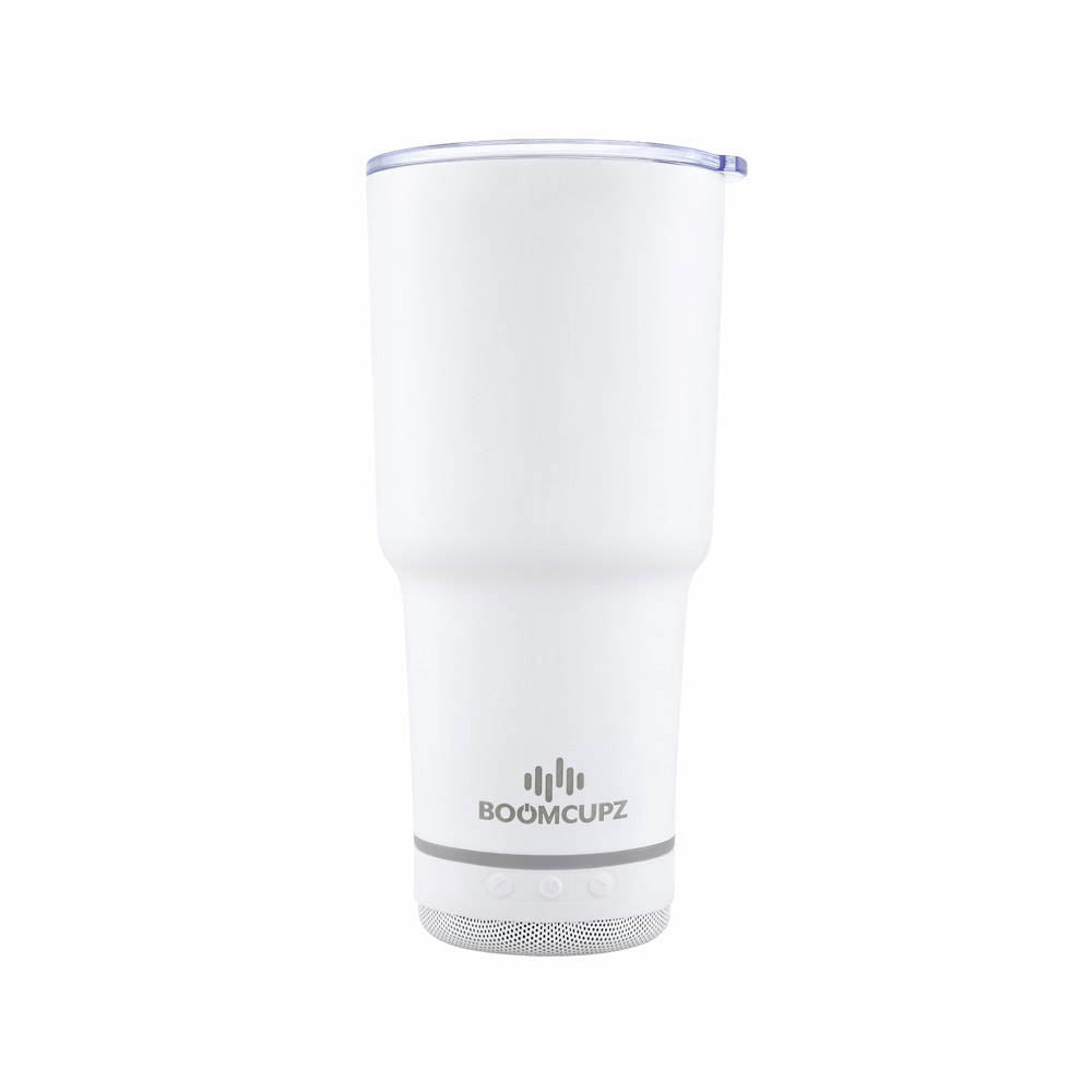 Custom Engraved Coastal Cupz Bluetooth Tumbler – 24oz Stainless Steel Insulated Speaker Cup