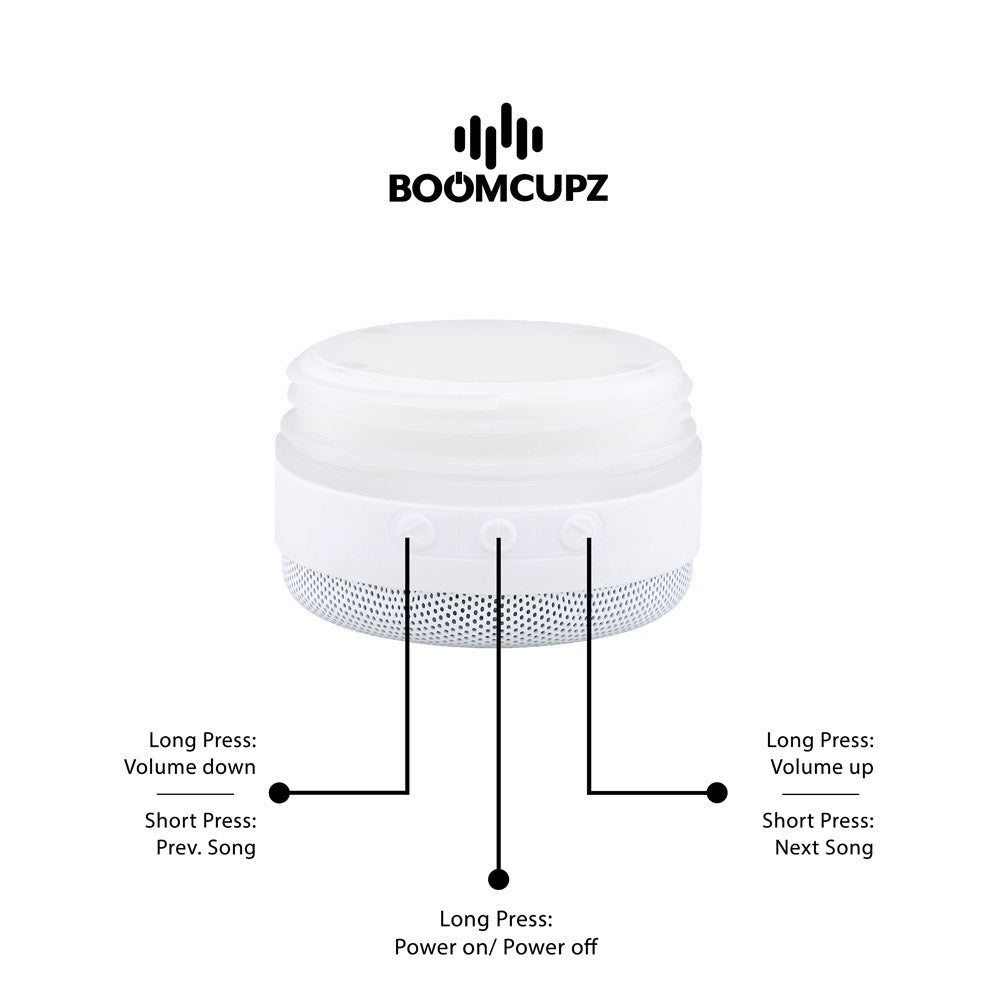 Custom Engraved Coastal Cupz Bluetooth Tumbler – 24oz Stainless Steel Insulated Speaker Cup