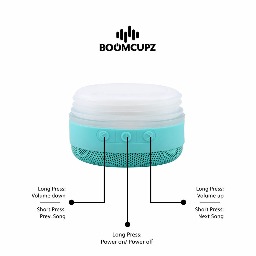 Custom Engraved Coastal Cupz Bluetooth Tumbler – 24oz Stainless Steel Insulated Speaker Cup