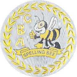Metallic Spelling Bee Mylar