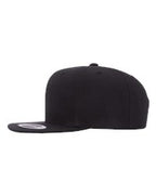 Custom Leather Patch or Printed Premium Flat Bill Snapback 6089M