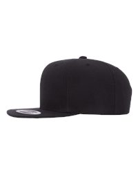 Custom Leather Patch or Printed Premium Flat Bill Snapback 6089M