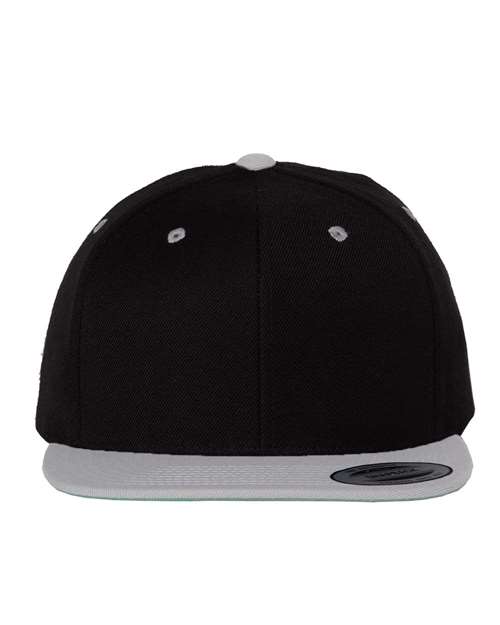 Custom Leather Patch or Printed Premium Flat Bill Snapback 6089M