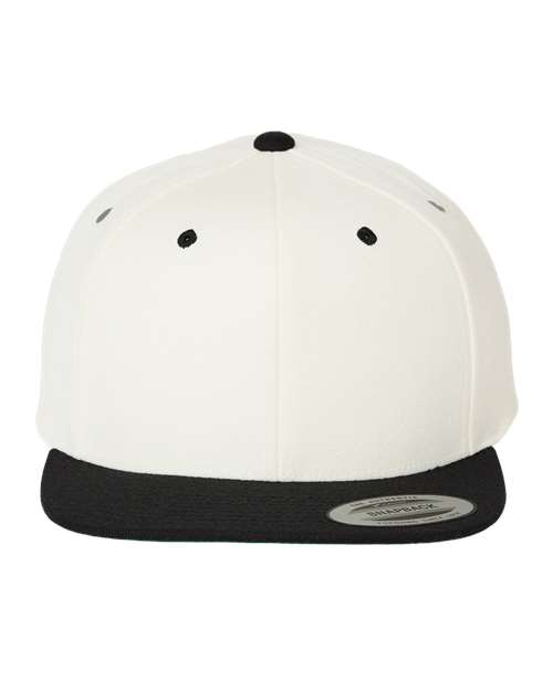Custom Leather Patch or Printed Premium Flat Bill Snapback 6089M
