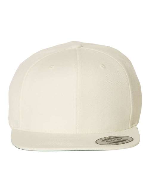 Custom Leather Patch or Printed Premium Flat Bill Snapback 6089M