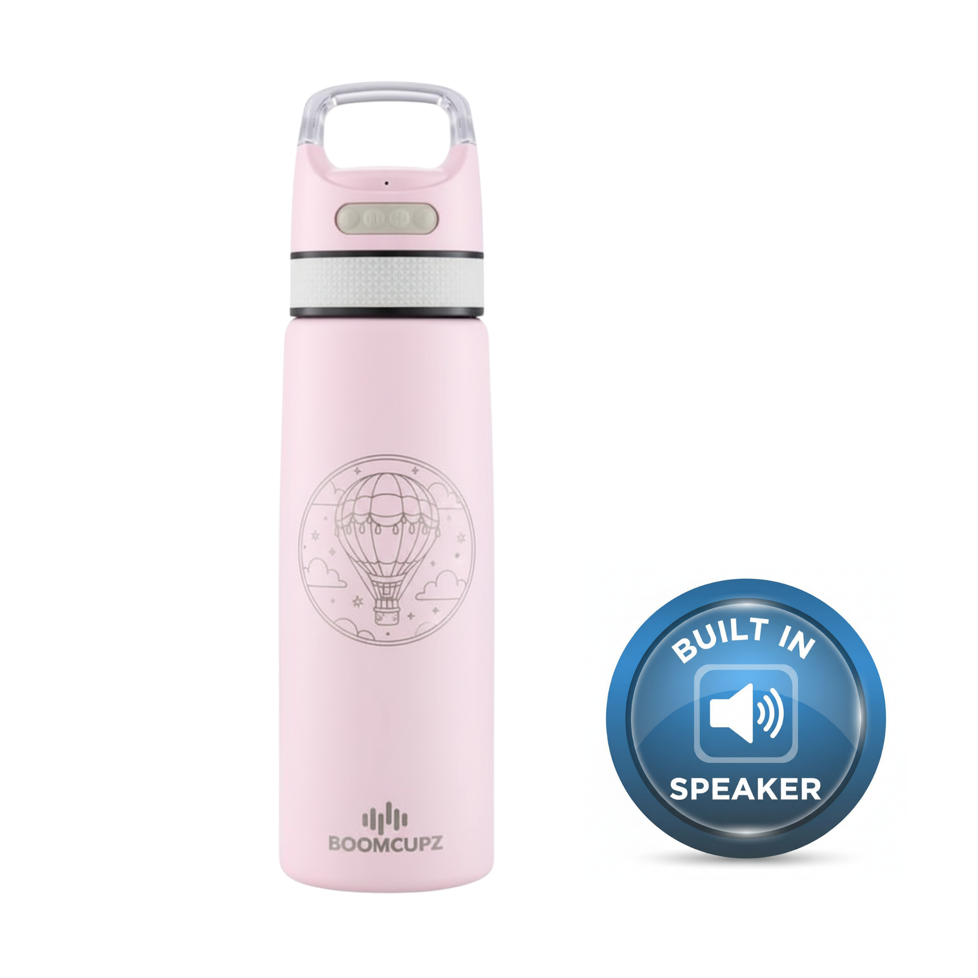 Custom Engraved Sportz 550 Bluetooth Speaker Bottle – 19 oz Insulated Stainless Steel