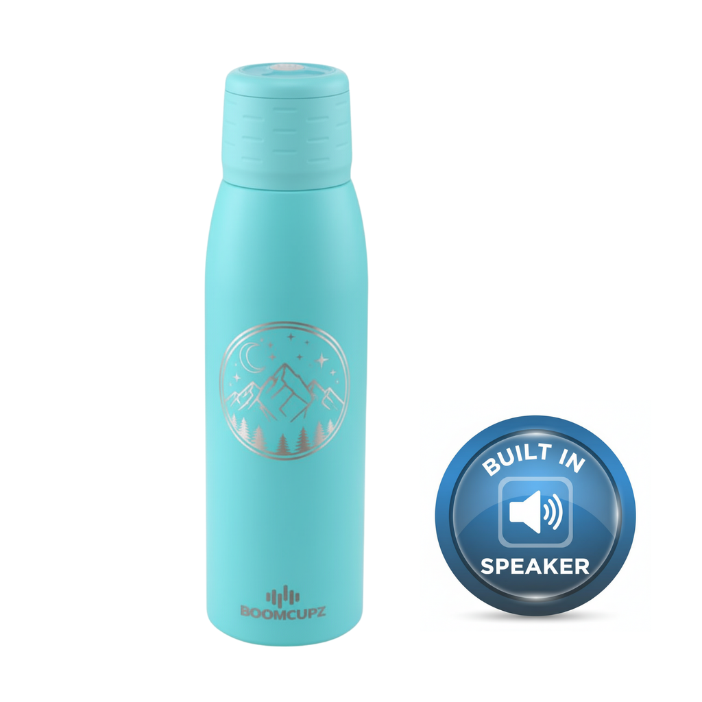 Custom Engraved Beach Vibez Bluetooth Tumbler – 20oz Insulated Stainless Steel Speaker Cup