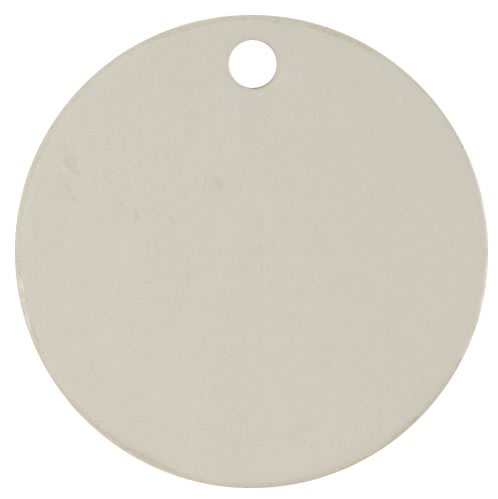 White Sublimatable Round Tag