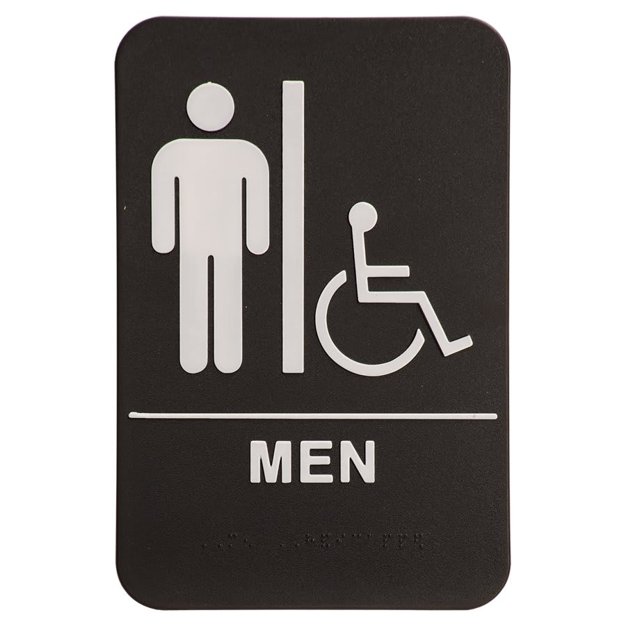 Kota Pro ADA Men's Accessible Restroom Sign