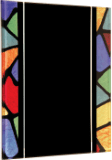 Premier Stained Glass Acrylic Plaque with Hanger