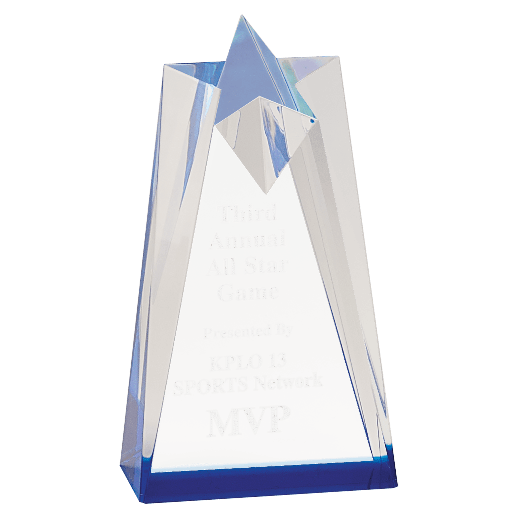 Premier Sculpted Star Acrylic Award