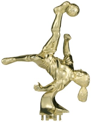 Female Bicycle Kick Soccer Figure Award