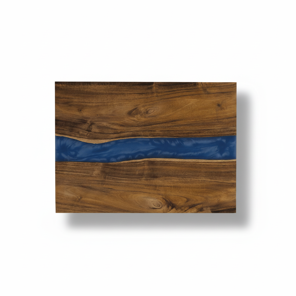 Acacia with Pearl Resin Serving Board