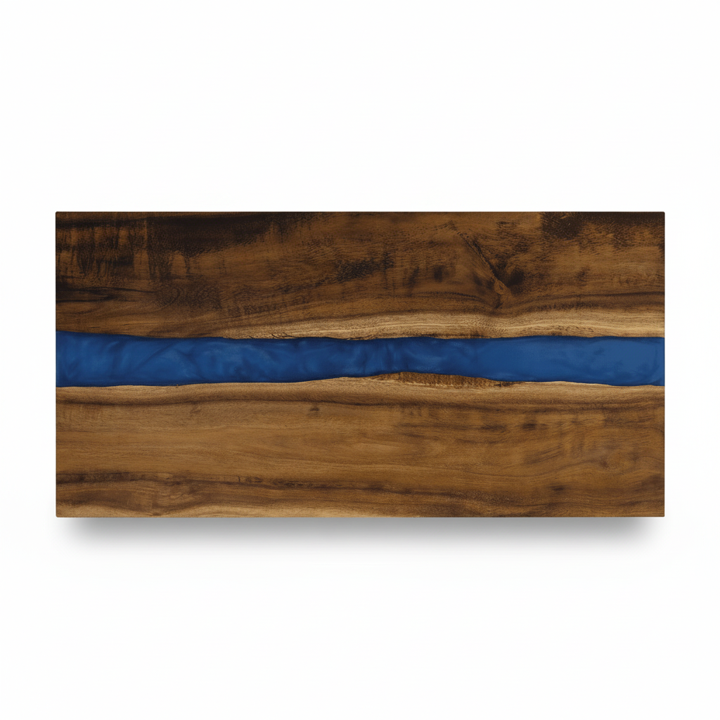 Acacia with Pearl Resin Serving Board