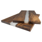 Acacia with Pearl Resin Serving Board