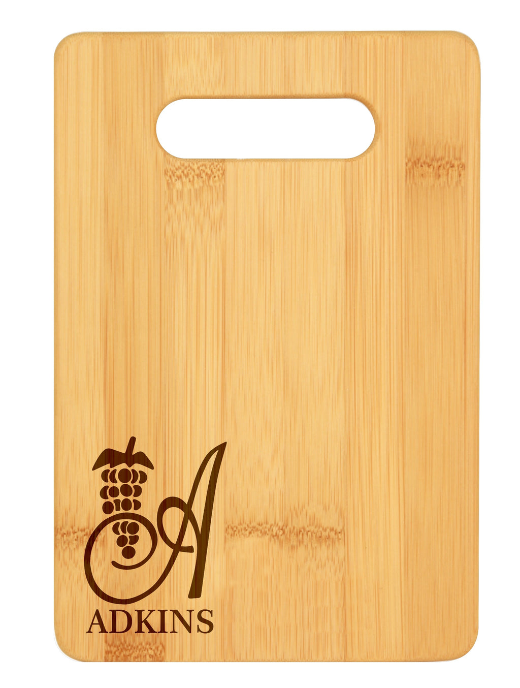 0200b - 6" x 9" Bamboo Cutting Board With Handle