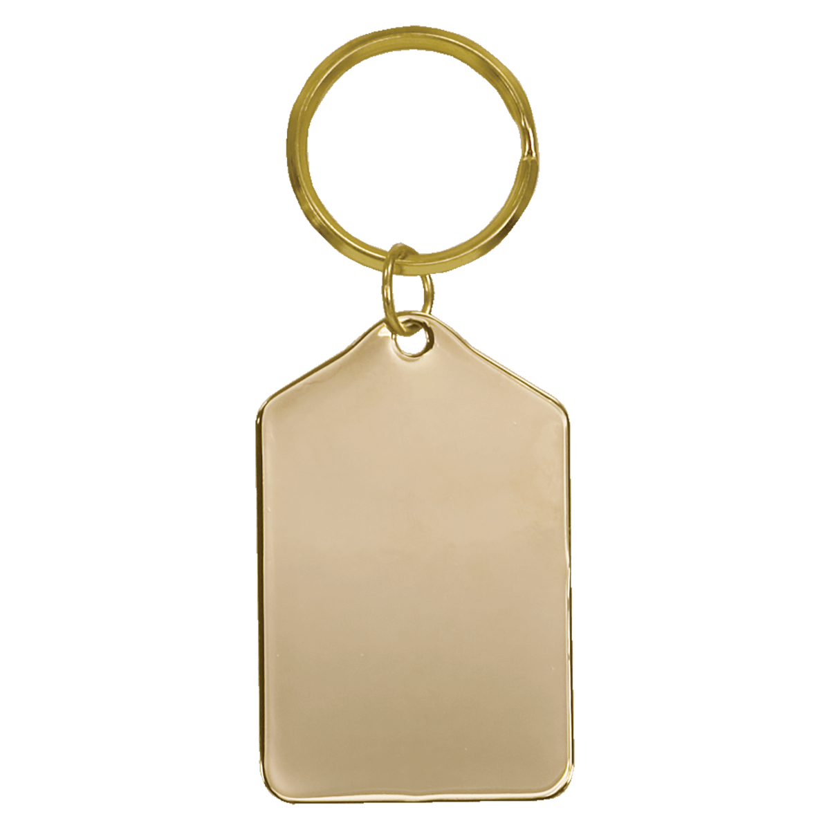 Tablet Brass Keychain
