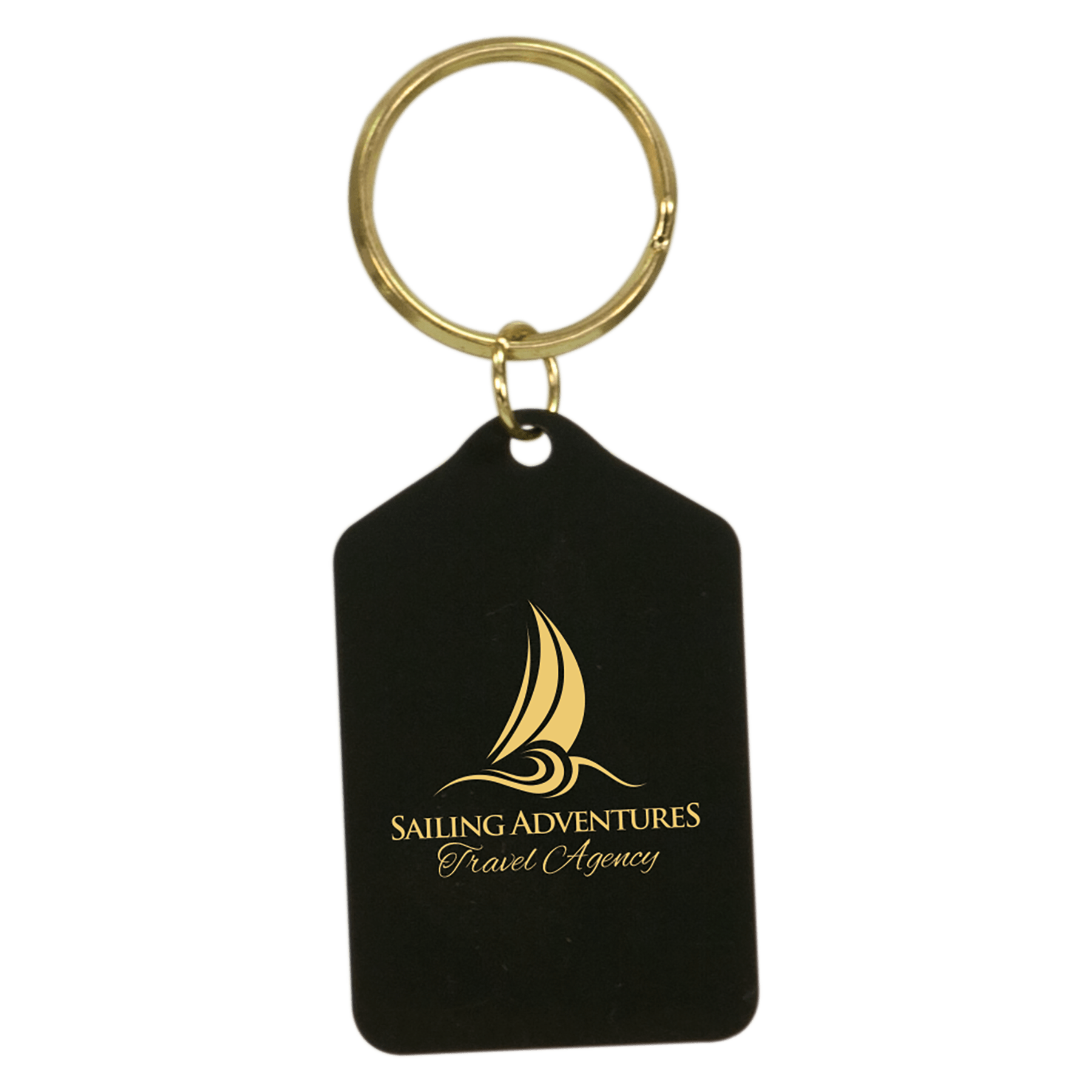 Tablet Brass Keychain