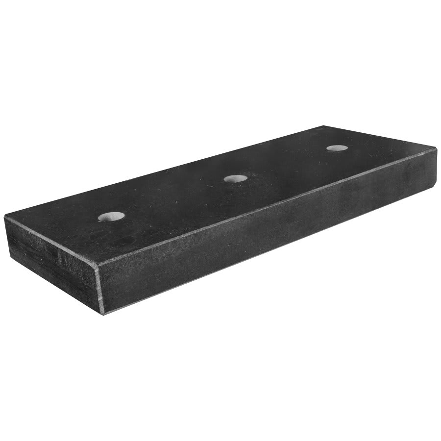 Black 3-Hole Countersunk Trophy Marble Base