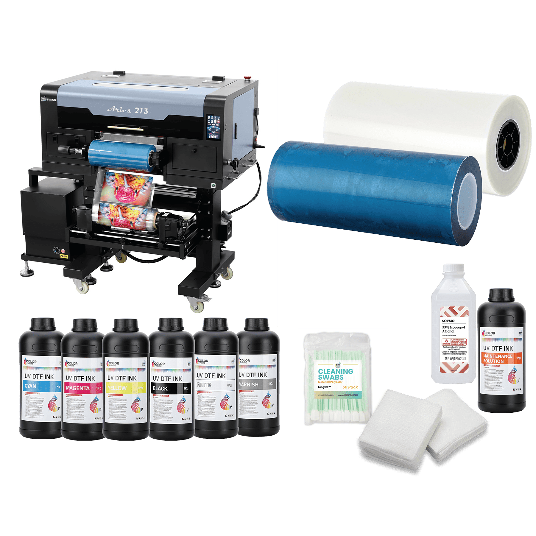 DTF Station Aries 213 UV Printer Bundle