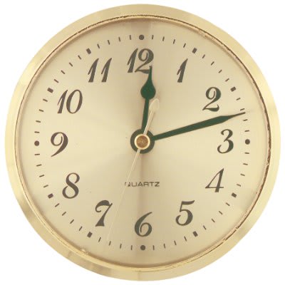 3 inch Arabic Face Clock Component