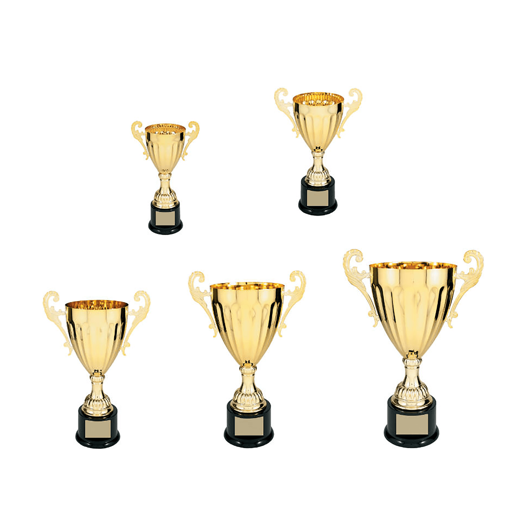 300 Series Gold Completed Metal Cup Sample Set