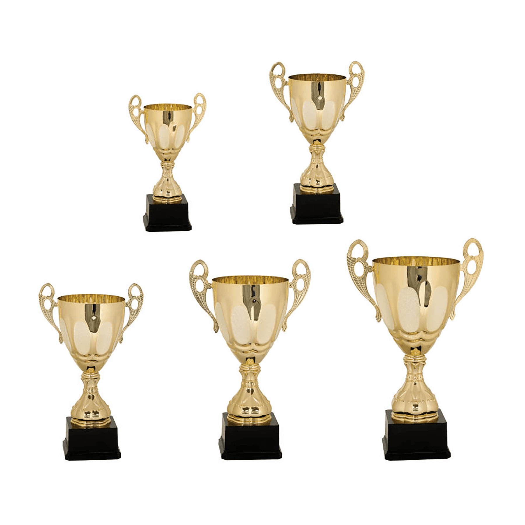 700 Series Gold Completed Metal Cup Sample Set